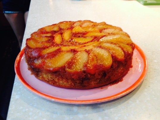 Peach Tatin Cake